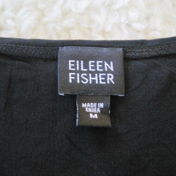 Eileen Fisher Short Sleeve Silk Top - Picture 4 of 5